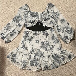 Floral Puff Sleeve Dress